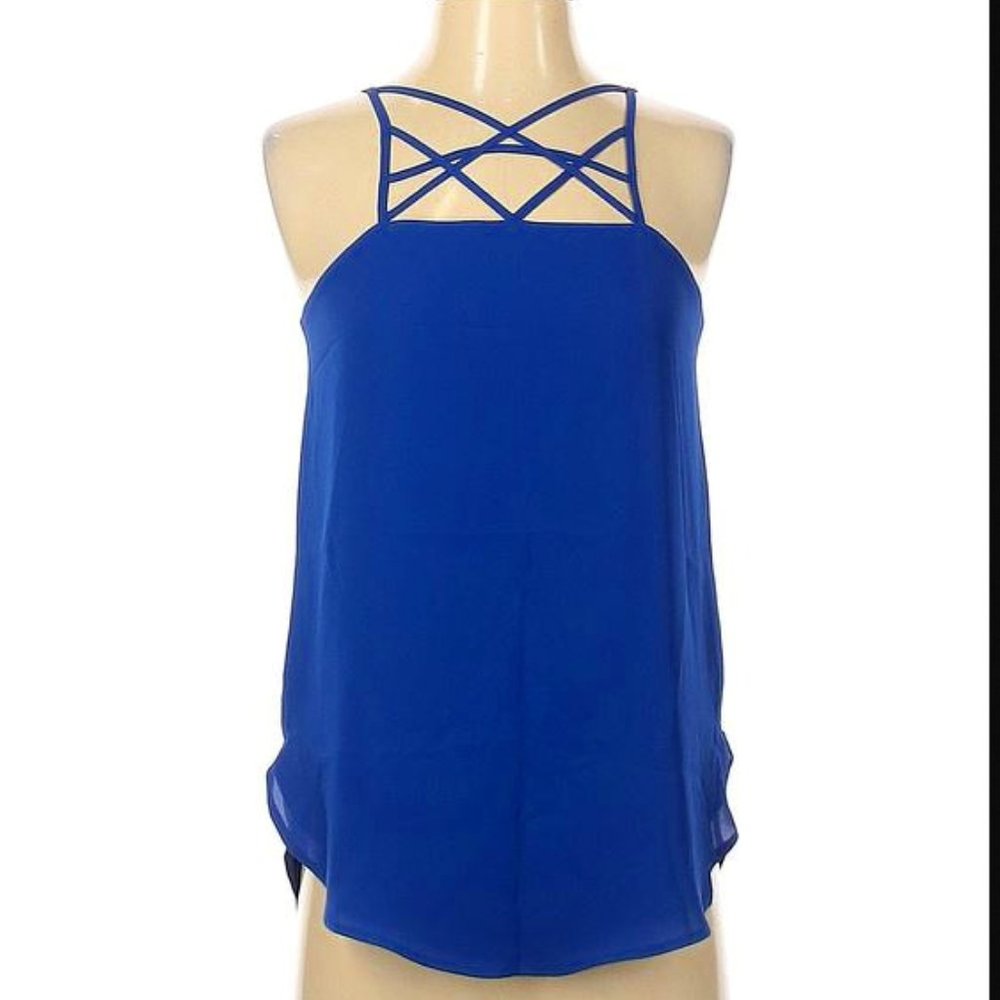 Express Barcelona Cami Tank Top- Royal Blue